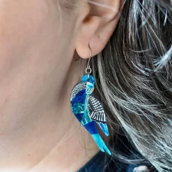 Erstwilder A Budgie Named Chirp Drop Earrings* Earrings