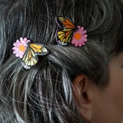 Erstwilder A Butterfly Named Flutter Hair Clips Set - 2 Piece* Hair Clips & Claws
