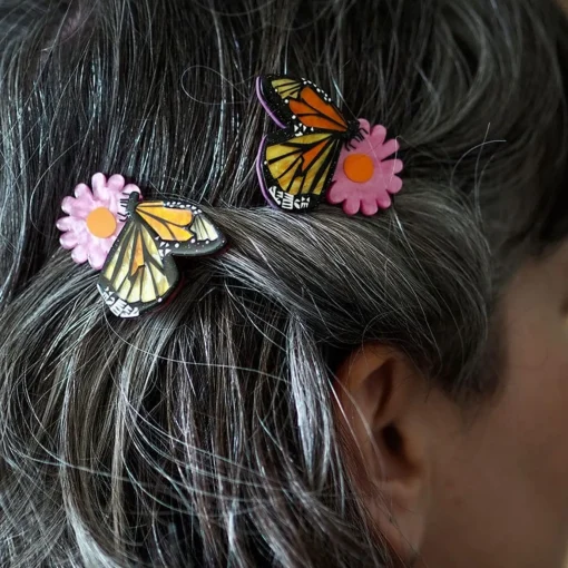 Erstwilder A Butterfly Named Flutter Hair Clips Set - 2 Piece* Hair Clips & Claws
