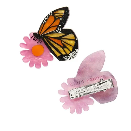 Erstwilder A Butterfly Named Flutter Hair Clips Set - 2 Piece* Hair Clips & Claws