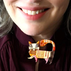 Erstwilder A Cat Named Purr Brooch* Brooches