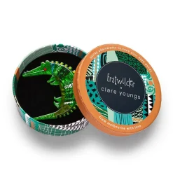 Erstwilder A Crocodile Named Growl Brooch* Brooches