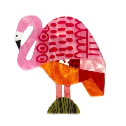 Erstwilder A Flamingo Named Honk Brooch* Brooches