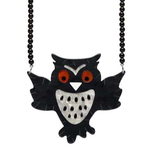 Erstwilder A Halloween Hoot Necklace* Necklaces