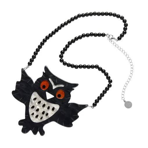 Erstwilder A Halloween Hoot Necklace* Necklaces
