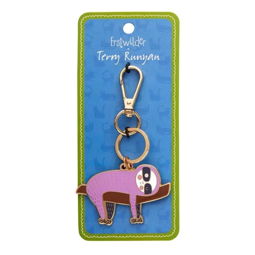 Erstwilder A Little Sluggish Enamel Key Ring* Enamel Key Rings