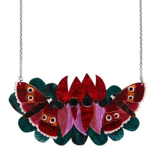 Erstwilder A Moth Amongst The Desert Peas Necklace* Necklaces
