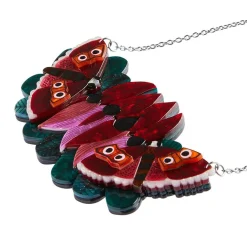 Erstwilder A Moth Amongst The Desert Peas Necklace* Necklaces
