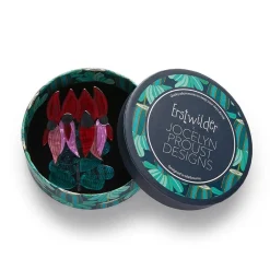 Erstwilder A Pleasing Desert Pea Brooch* Brooches