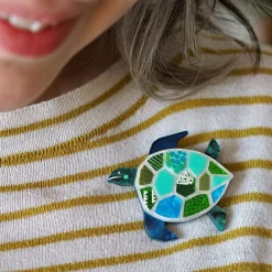 Erstwilder A Turtle Named Groan Brooch* Brooches