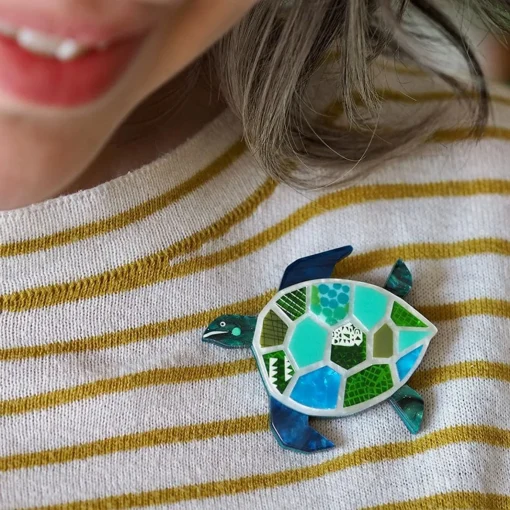 Erstwilder A Turtle Named Groan Brooch* Brooches