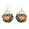 Erstwilder Adorned In Feathers Iris Drop Earrings* Earrings