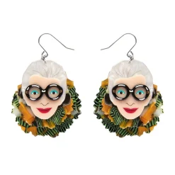 Erstwilder Adorned In Feathers Iris Drop Earrings* Earrings