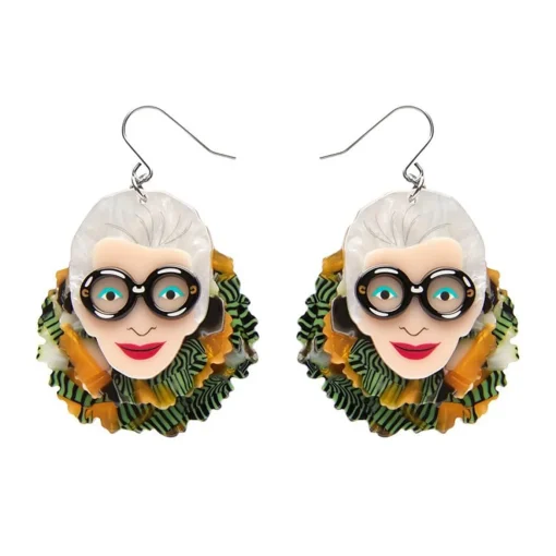 Erstwilder Adorned In Feathers Iris Drop Earrings* Earrings
