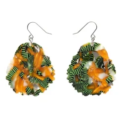 Erstwilder Adorned In Feathers Iris Drop Earrings* Earrings