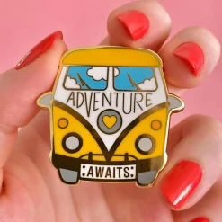 Erstwilder Adventure Awaits Enamel Pin* Enamel Pins