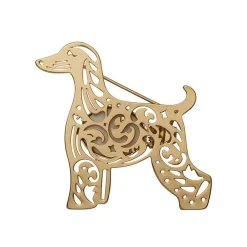 Erstwilder Ainslee The Afghan Hound Perfume Brooch* Brooches