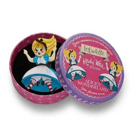 Erstwilder Alice Down The Rabbit Hole Brooch* Brooches