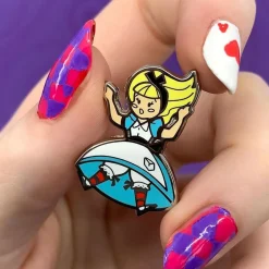 Erstwilder Alice Down The Rabbit Hole Enamel Pin* Enamel Pins