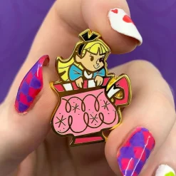 Erstwilder Always Tea Time, Alice Enamel Pin* Enamel Pins