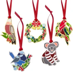 Erstwilder An Australian Christmas Ornament Pack - 5 Piece* Tree Ornaments