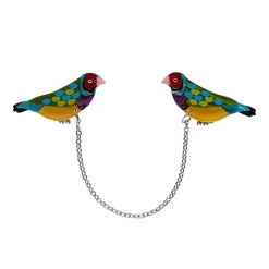 Erstwilder As Good As Gould Cardigan Clips* Brooches