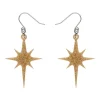 Erstwilder Atomic Star Glitter Drop Earring - Gold* Essential Earrings