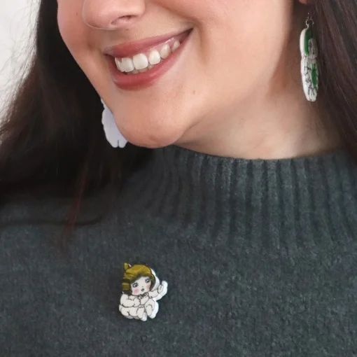 Erstwilder Baby Gumnut Mini Brooch* Brooches