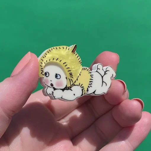 Erstwilder Baby Wattle Mini Brooch* Brooches