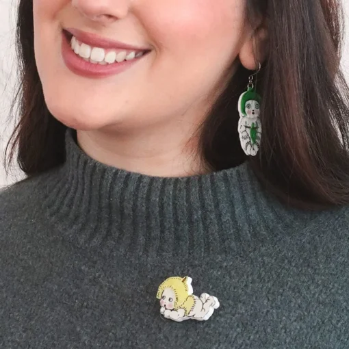 Erstwilder Baby Wattle Mini Brooch* Brooches