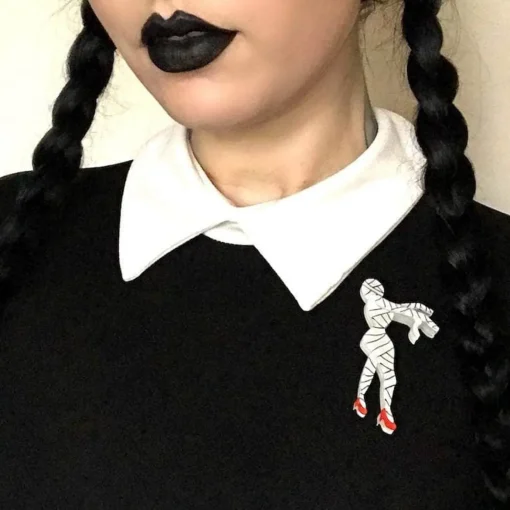 Erstwilder Bandaged Beauty Mummy Brooch* Brooches
