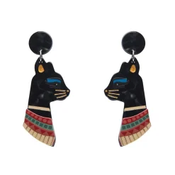 Erstwilder Bastet The Protector Drop Earrings* Earrings