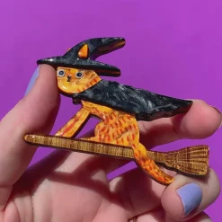Erstwilder Bed Knobs & Broomsticks Brooch* Brooches