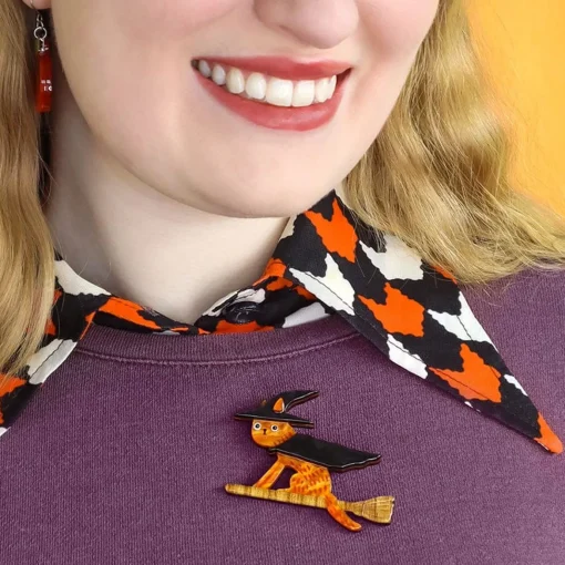 Erstwilder Bed Knobs & Broomsticks Brooch* Brooches