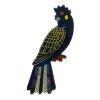 Erstwilder Bella The Black Cockatoo Brooch* Brooches