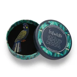 Erstwilder Bella The Black Cockatoo Brooch* Brooches