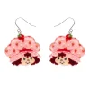 Erstwilder Big Adorable Strawberry Smile Drop Earrings* Earrings