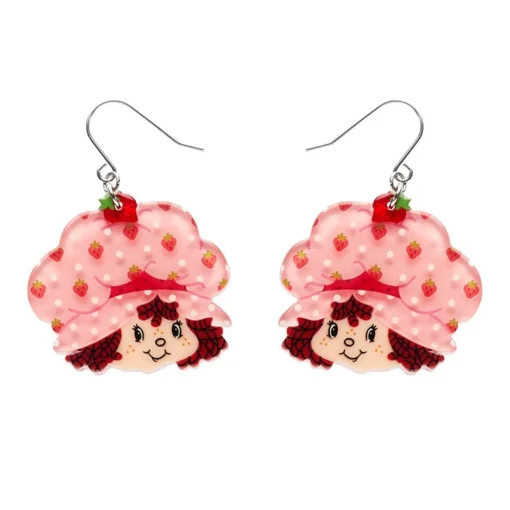 Erstwilder Big Adorable Strawberry Smile Drop Earrings* Earrings
