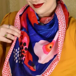 Erstwilder Bird Flock Square Scarf* Scarves