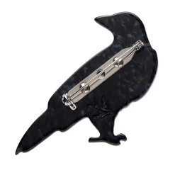 Erstwilder Black As Night Brooch* Brooches