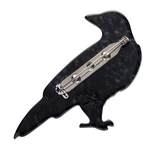 Erstwilder Black As Night Brooch* Brooches