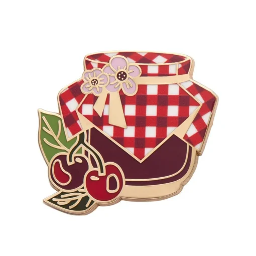 Erstwilder Black Cherry Bounce Enamel Pin* Enamel Pins