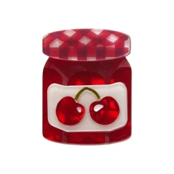 Erstwilder Black Cherry Precious Preserve Mini Brooch* Brooches