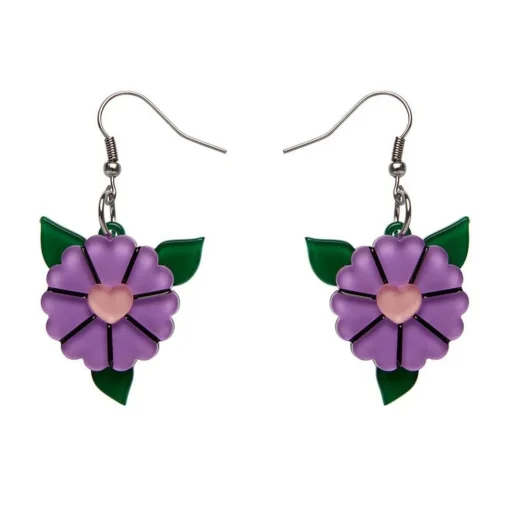 Erstwilder Blue Blooms Earrings* Earrings