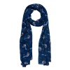 Erstwilder Blue Jay Way Neck Scarf Navy* Scarves