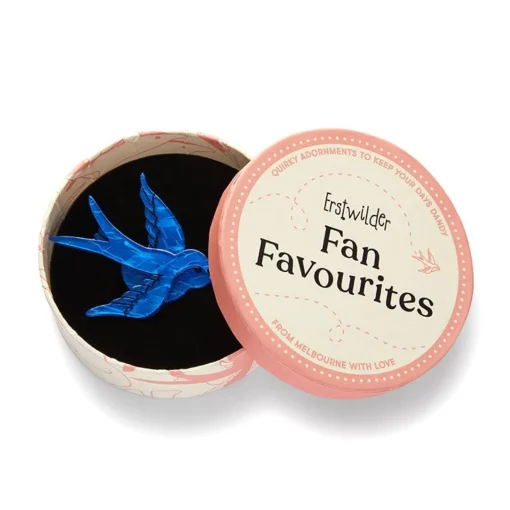 Erstwilder Bluebird Of Happiness Brooch* Brooches