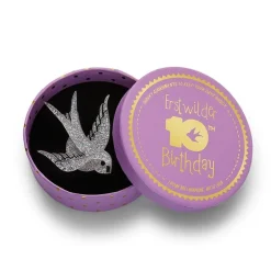 Erstwilder Bluebird Of Happiness Brooch* Brooches