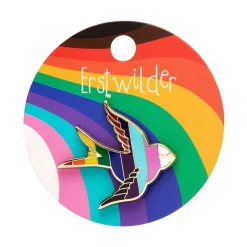 Erstwilder Bluebird Of Happiness For All Enamel Pin* Enamel Pins