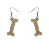 Erstwilder Bones Glitter Resin Drop Earrings - Gold* Essential Earrings
