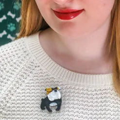 Erstwilder Boof Bulldog Mini Brooch* Brooches